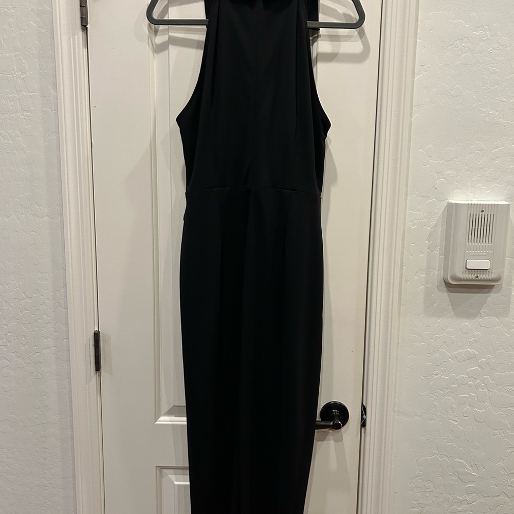 Donna Karan Black Backless Dress